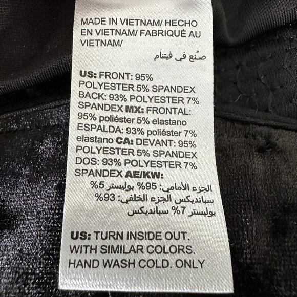 Chicos Black Velvet Sequin Size 14 - Picture 9 of 9